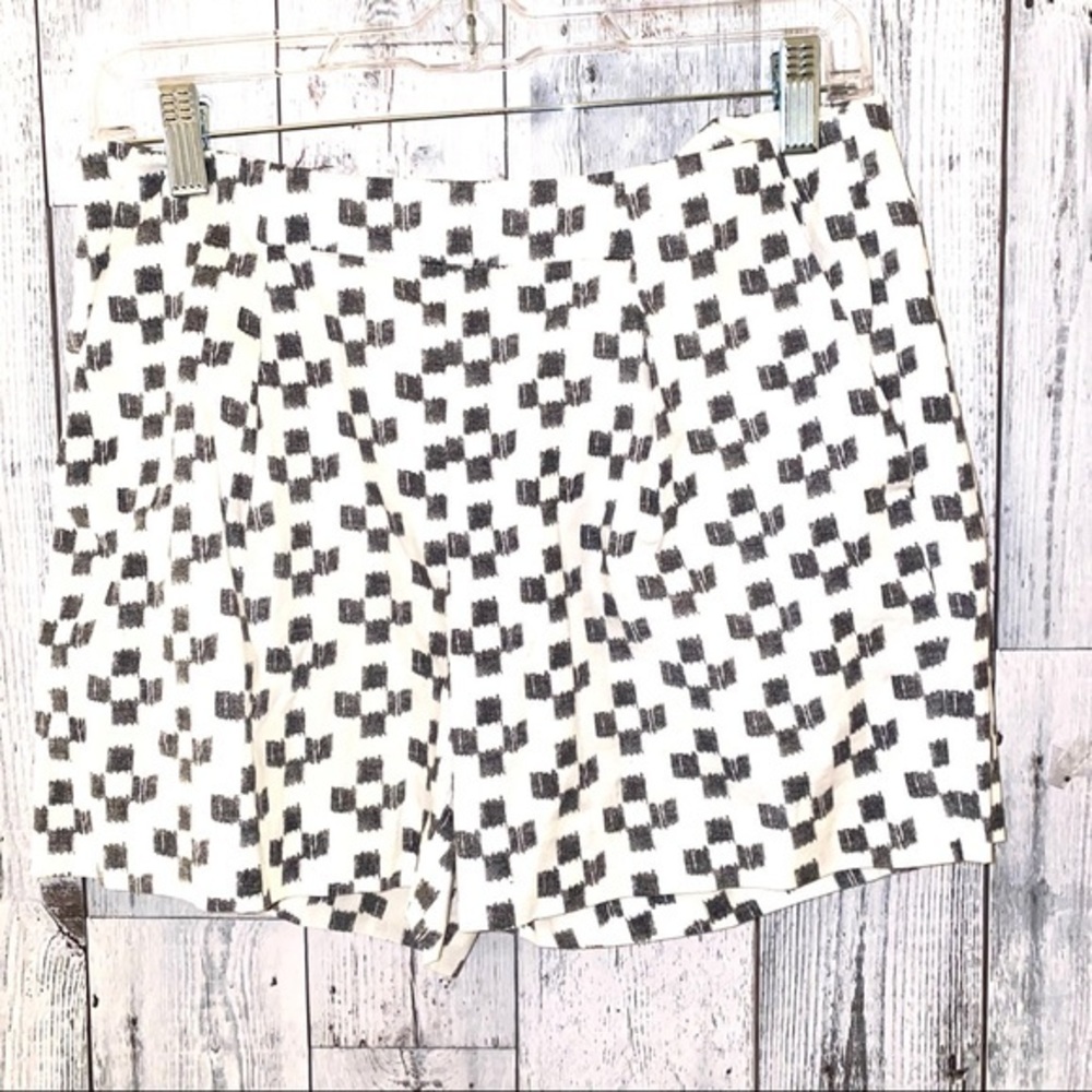 Madewell 4 cotton shorts B&W 29 white